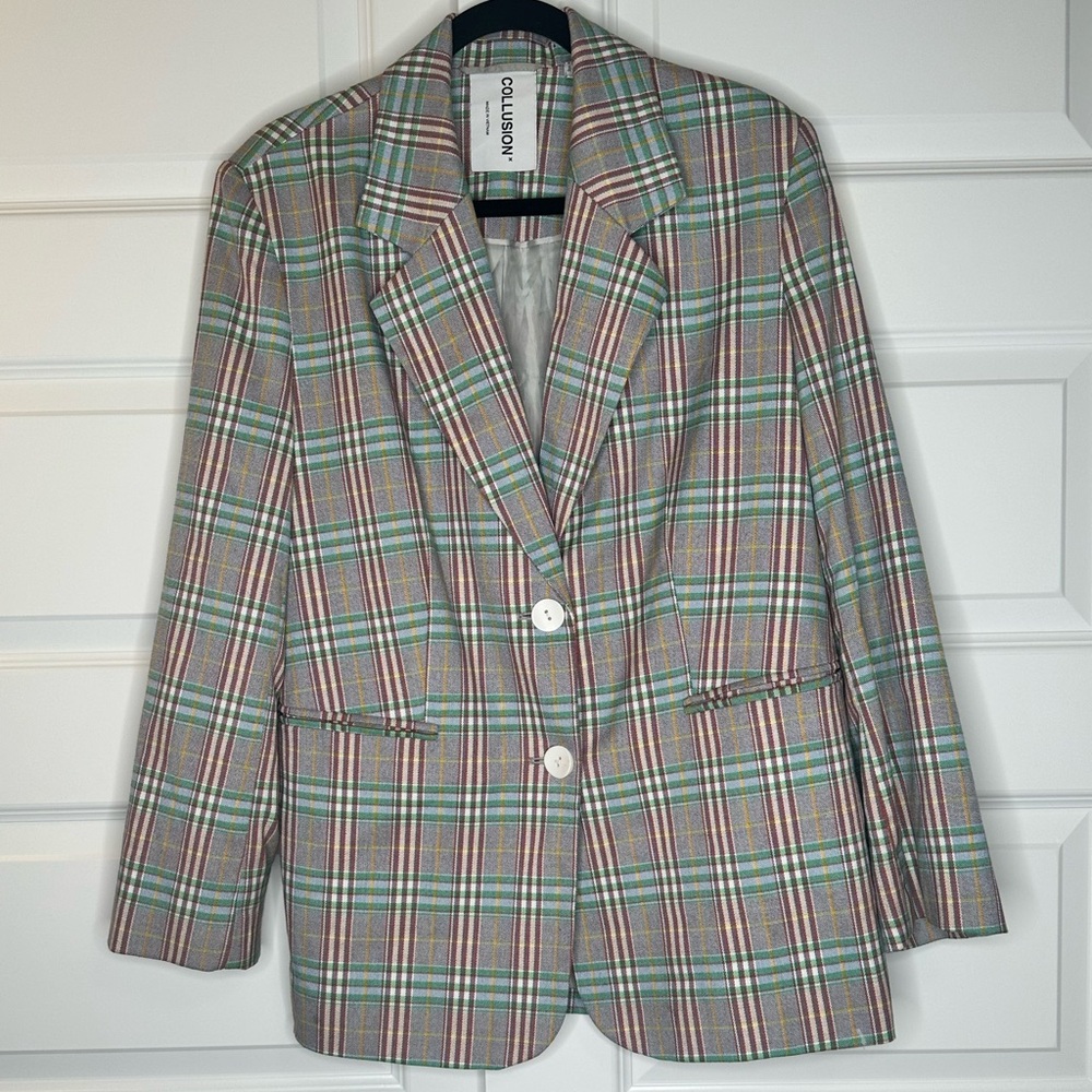 Collusion ASOS Plaid Blazer - EUC